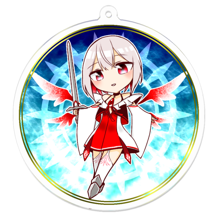 アクリルキーホルダー - 70 x 70 (mm)