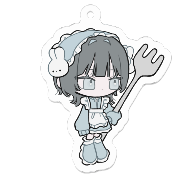 アクリルキーホルダー - 50 x 50 (mm)