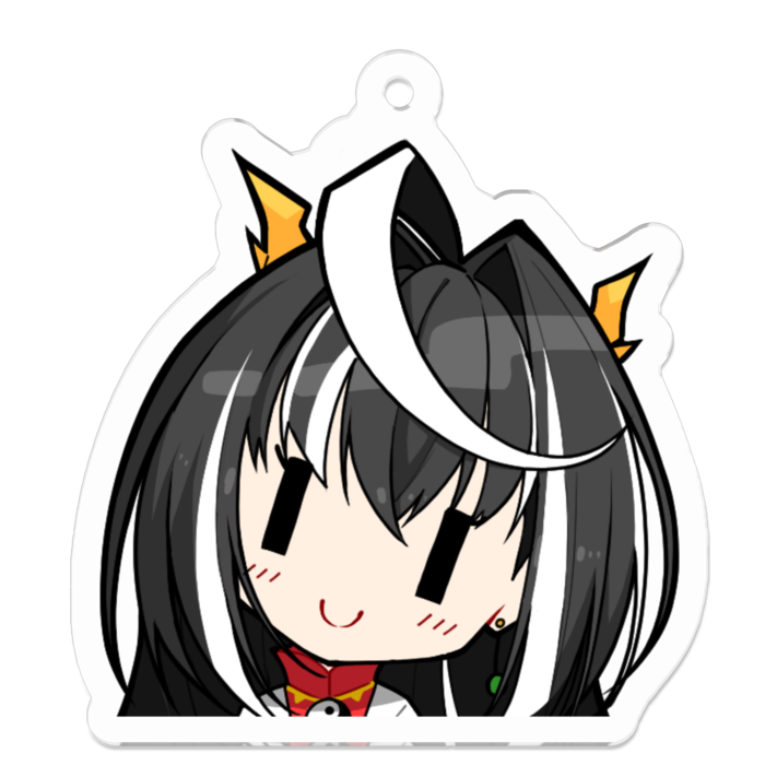 アクリルキーホルダー（コーティング） - 50 x 50 (mm)2