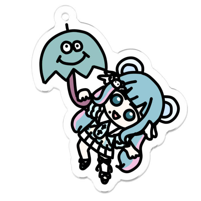 アクリルキーホルダー - 50 x 50 (mm)