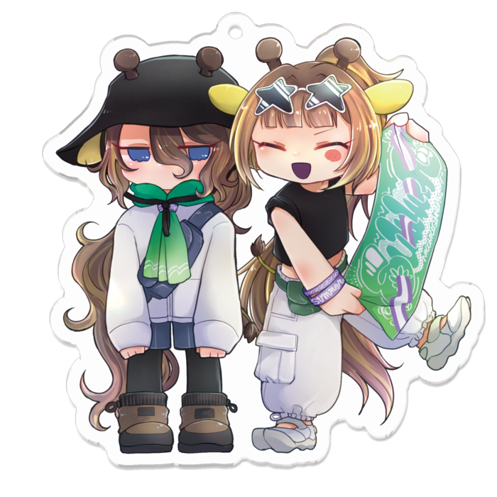 アクリルキーホルダー - 70 x 70 (mm)