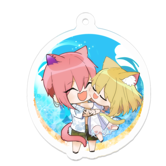 アクリルキーホルダー - 50 x 50 (mm)