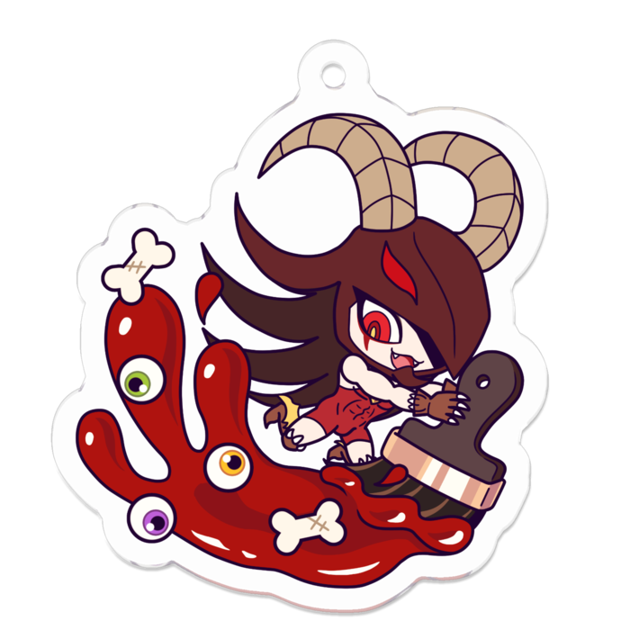 アクリルキーホルダー - 50 x 50 (mm)