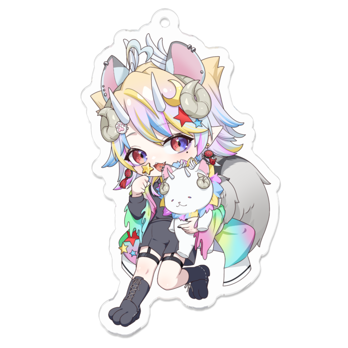アクリルキーホルダー - 70 x 70 (mm)