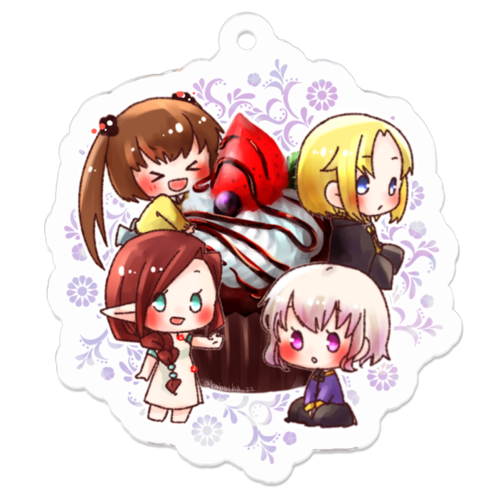 アクリルキーホルダー - 50 x 50 (mm)
