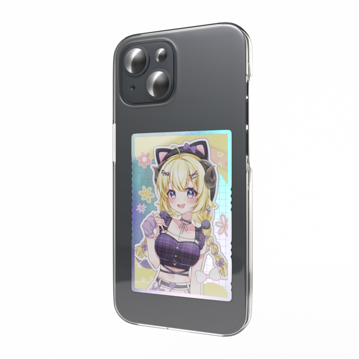 オーロラスマホステッカー - 角巻わため