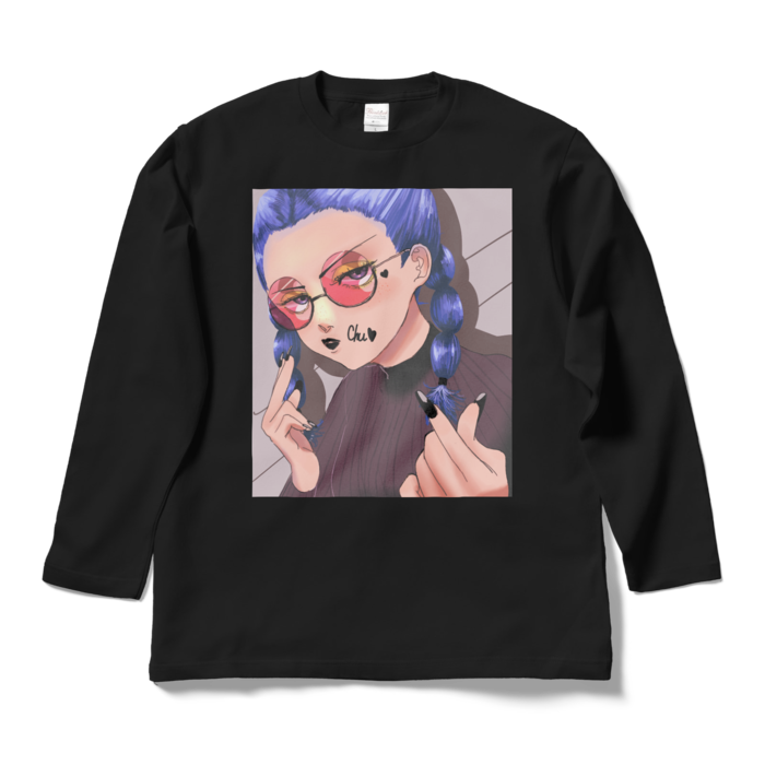 ロングスリーブTシャツ - L - ブラック