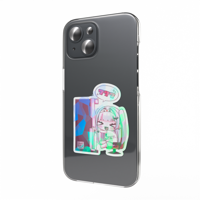 ホログラムスマホステッカー - 縦