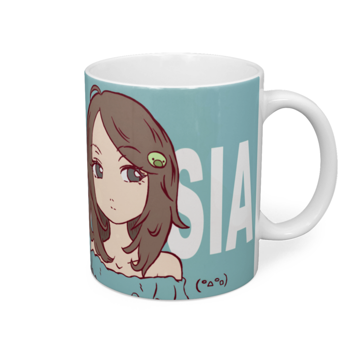 マグカップ - 直径 8 cm / 高さ 9.5 cm