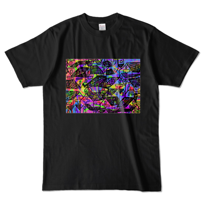 カラーTシャツ - L - ブラック (濃色)
