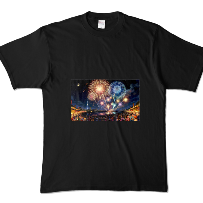 カラーTシャツ - XL - ブラック (濃色)