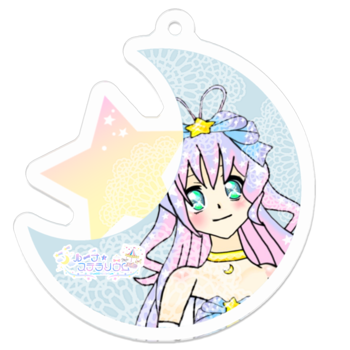 アクリルキーホルダー - 50 x 50 (mm)