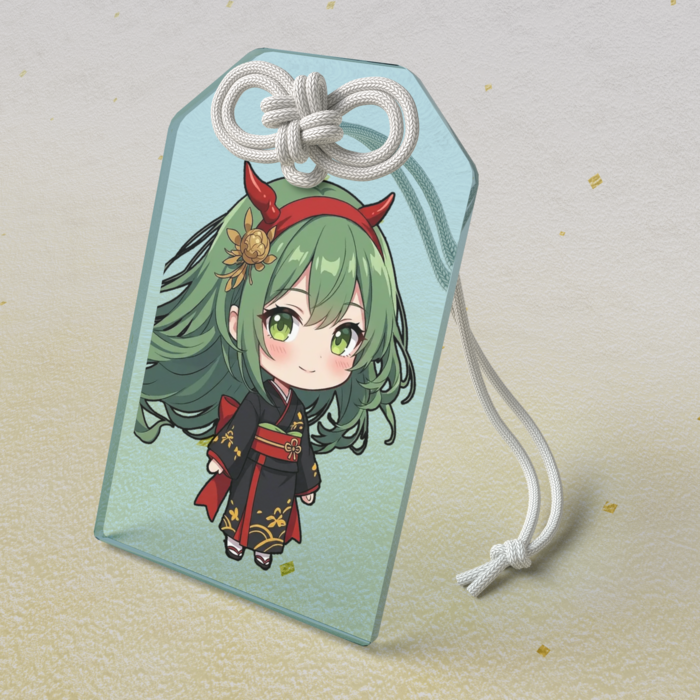 アクリルお守り - 50 × 80mm