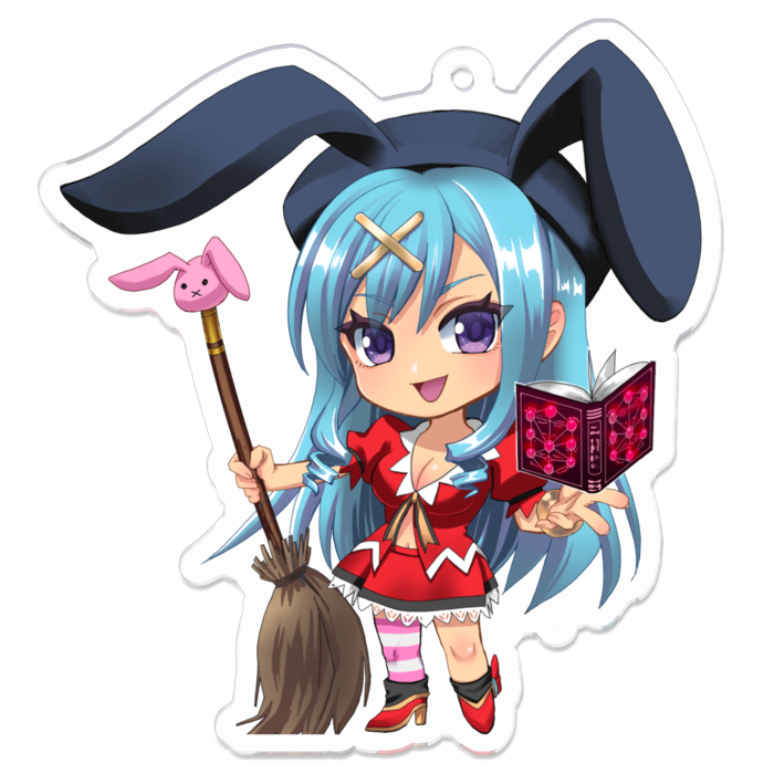 アクリルキーホルダー - 70 x 70 (mm)