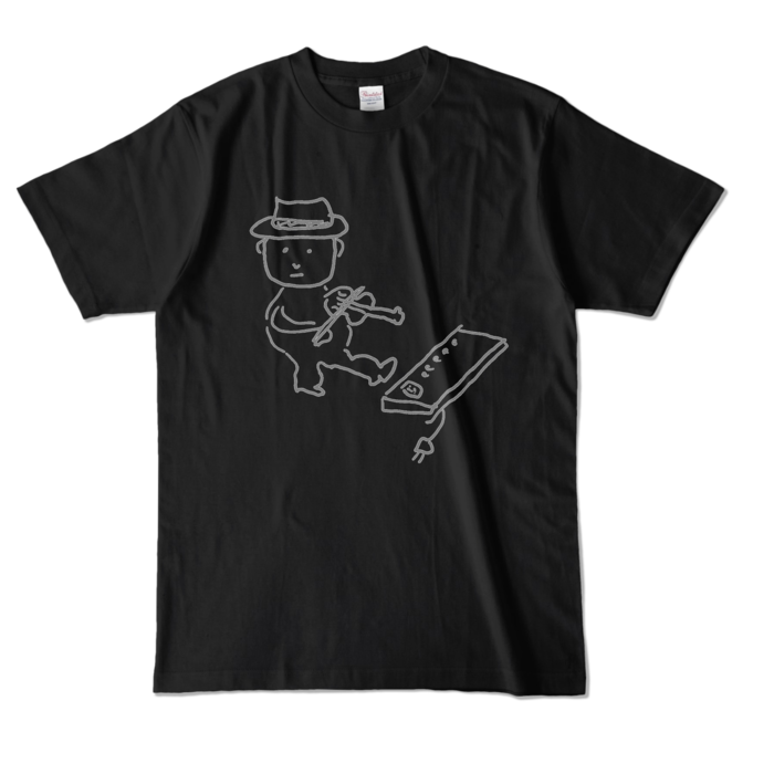 Tシャツ - L - ブラック (濃色)-キャラ大
