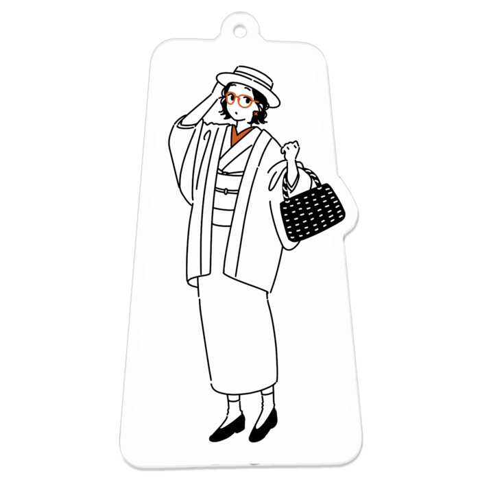 アクリルキーホルダー（コーティング） - 70 x 70 (mm)