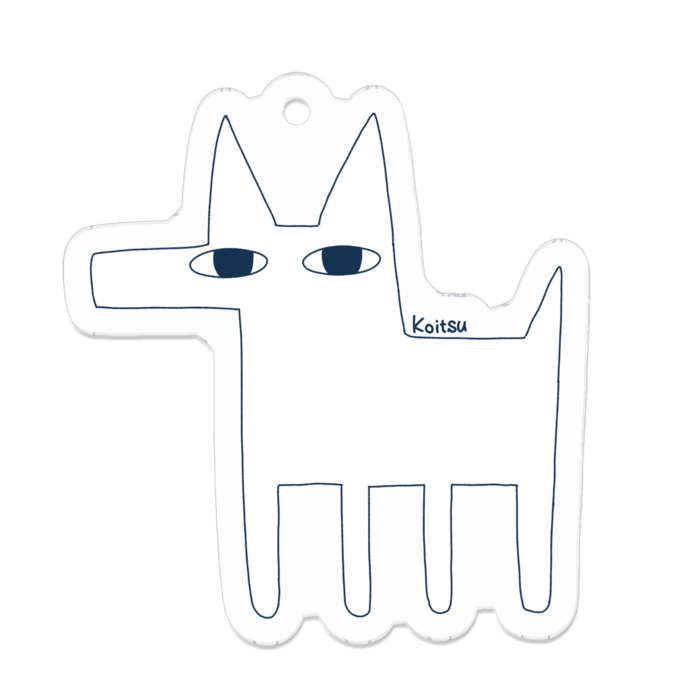 アクリルキーホルダー（コーティング） - 50 x 50 (mm)