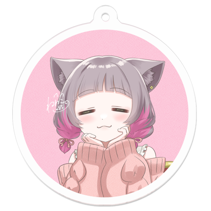 アクリルキーホルダー - 50 x 50 (mm)