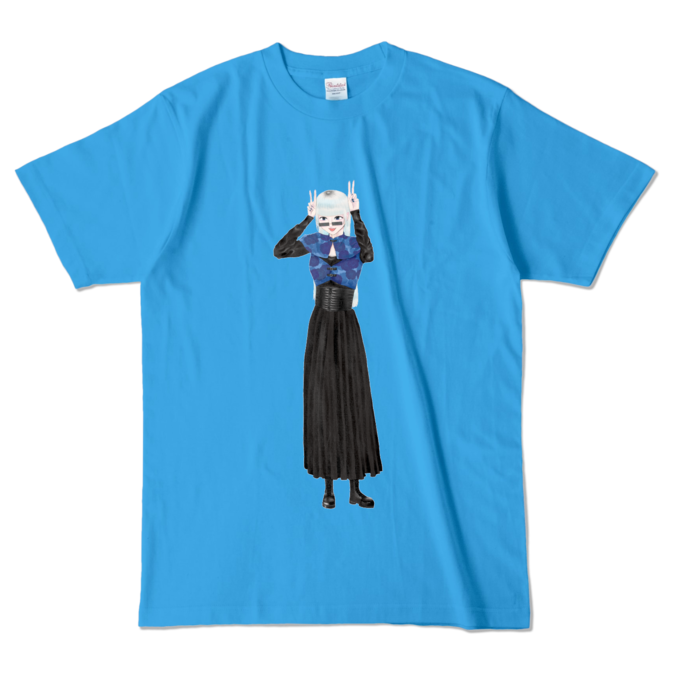 カラーTシャツ - L - ターコイズ (濃色)