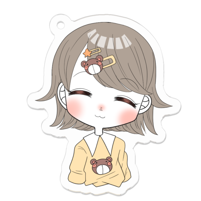 アクリルキーホルダー - 50 x 50 (mm)