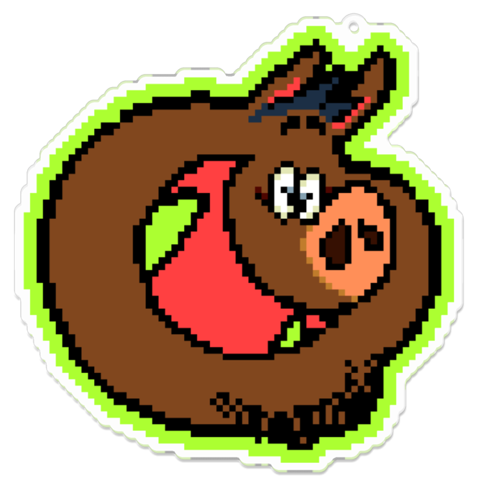 アクリルキーホルダー - 100 x 100 (mm)