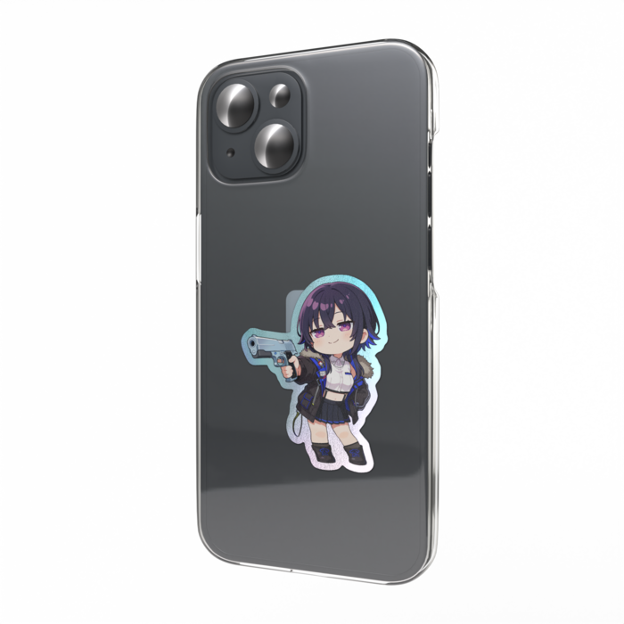 オーロラスマホステッカー - 縦