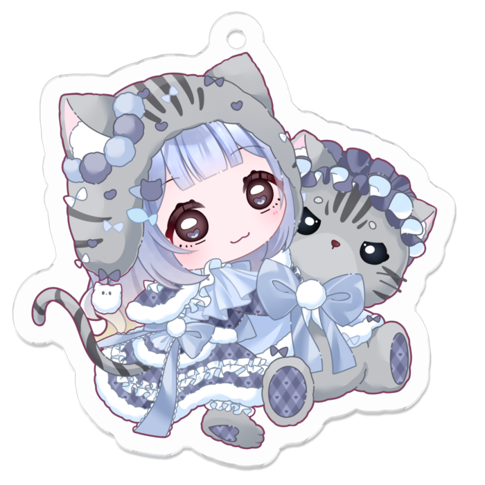 アクリルキーホルダー - 50 x 50 (mm)