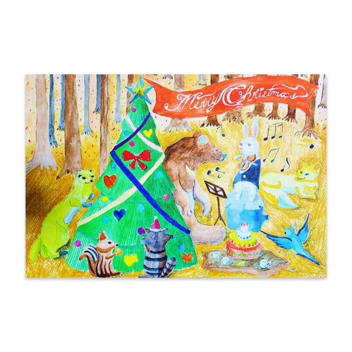 ポストカード(10枚セット) - ヴァンヌーボVGスノーホワイト195kg