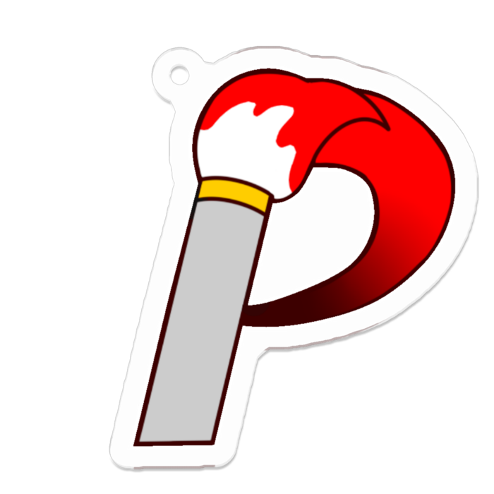 アクリルキーホルダー（コーティング） - 50 x 50 (mm)