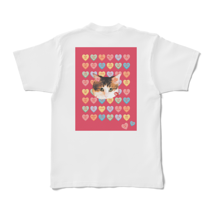Tシャツ - XL - 背面　(ピンク)