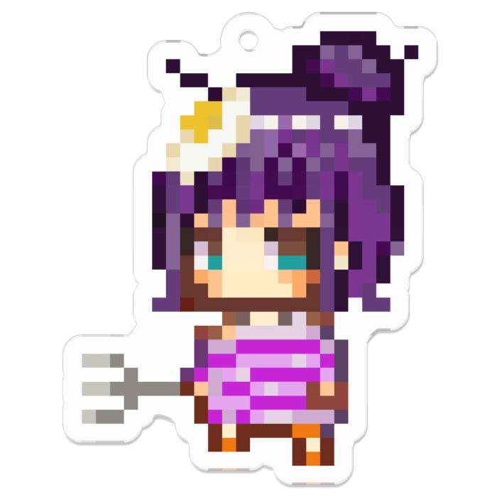 アクリルキーホルダー - 50 x 50 (mm)