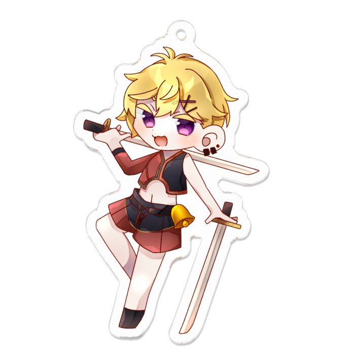 アクリルキーホルダー - 70 x 70 (mm)