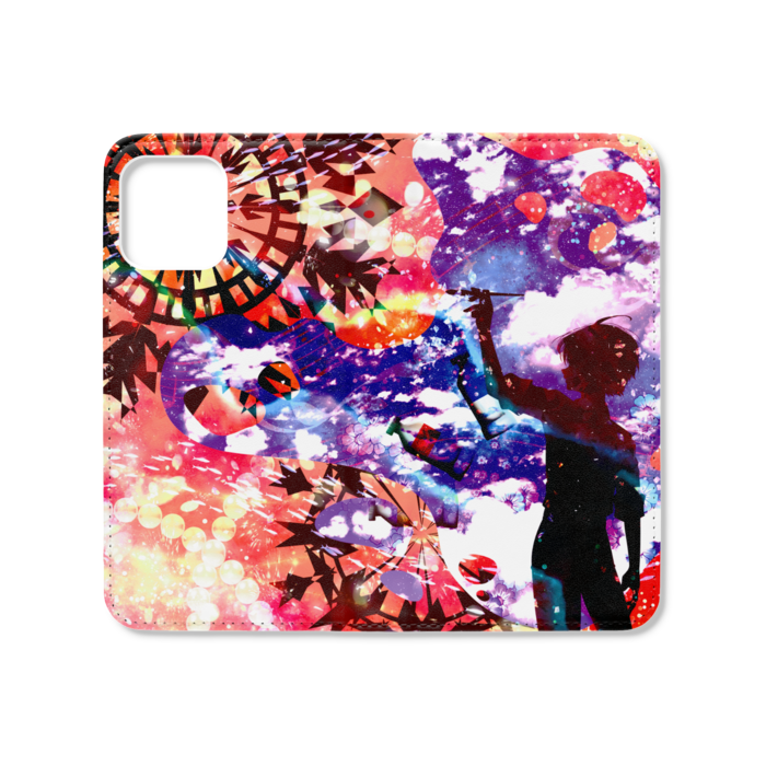 手帳型iPhoneケース(ベルトなし) - iPhone12 / 12 Pro - ストラップ穴 なし