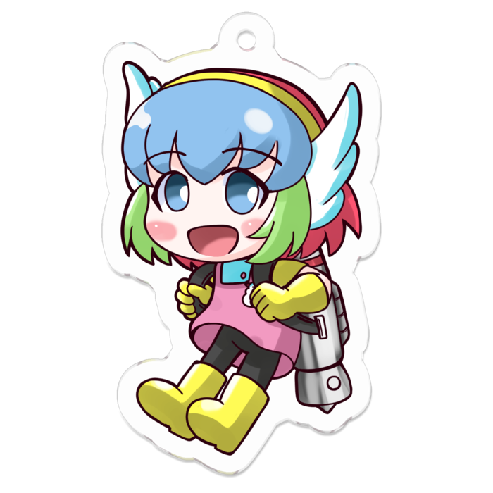 アクリルキーホルダー - 50 x 50 (mm)