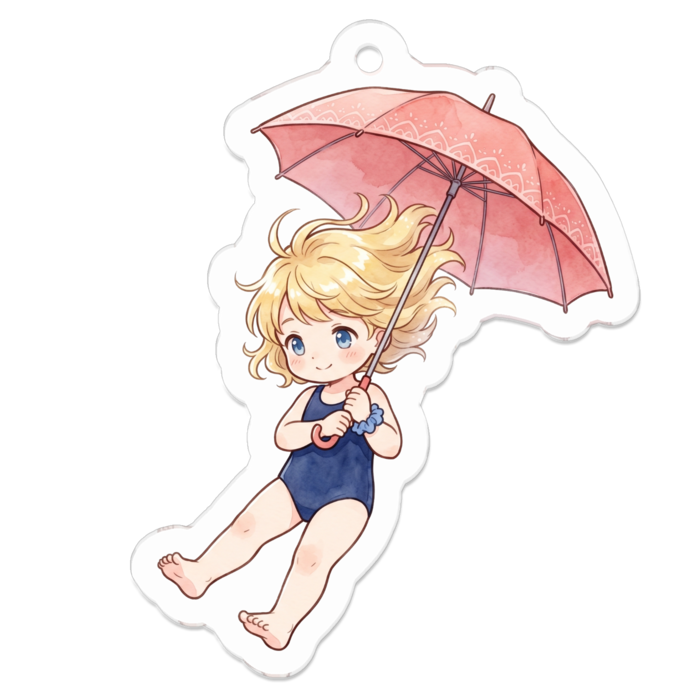 アクリルキーホルダー - 50 x 50 (mm)