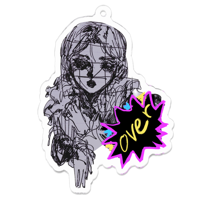 アクリルキーホルダー - 70 x 70 (mm)