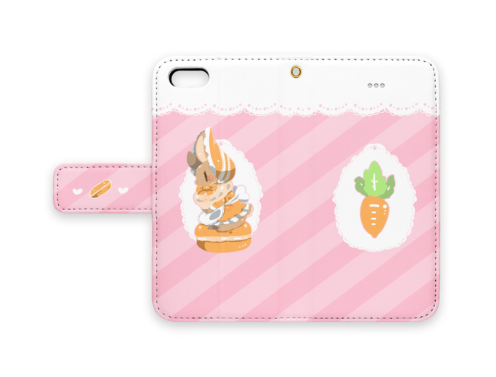 手帳型iPhoneケース - iPhone 5 / SE - ストラップ穴 あり