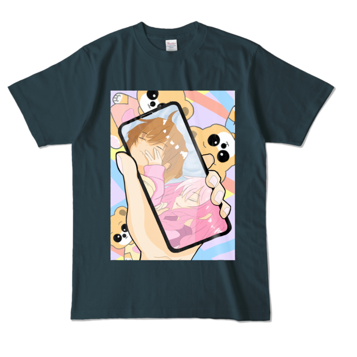 カラーTシャツ - L - デニム (濃色)