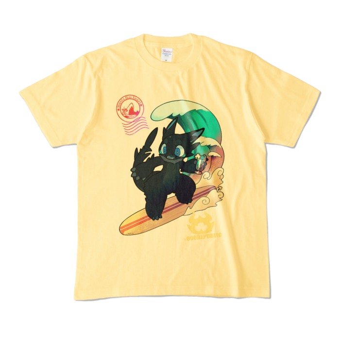 カラーTシャツ - M - ライトイエロー