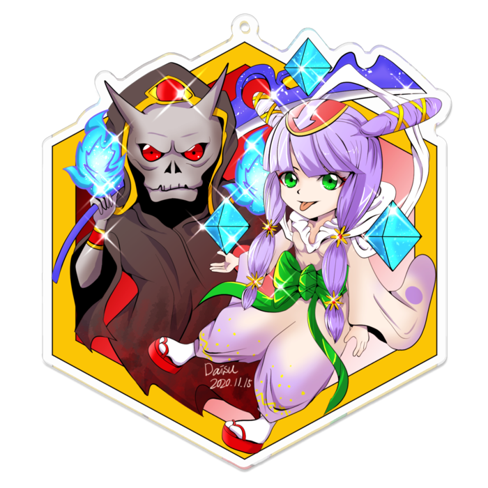 アクリルキーホルダー - 100 x 100 (mm)