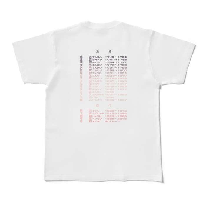 Tシャツ - M - 背面