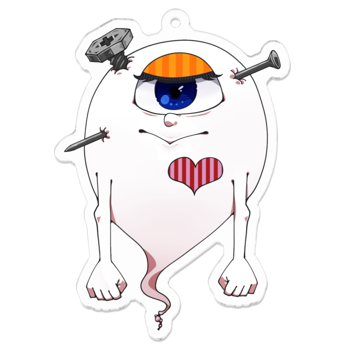 アクリルキーホルダー - 70 x 70 (mm)