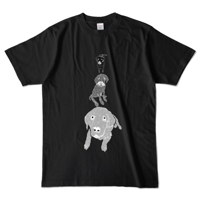 カラーTシャツ - L - ブラック (濃色)