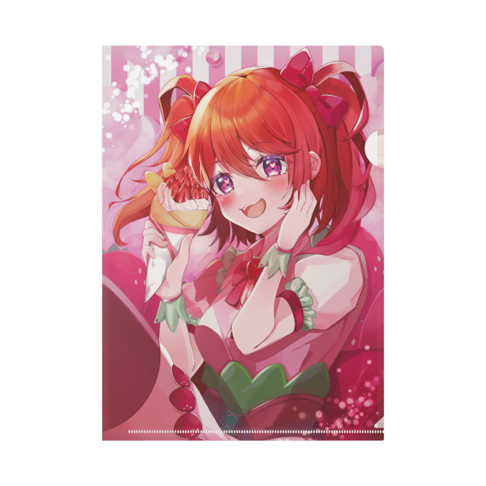 クリアファイル 【クレープ＆チョコレート】