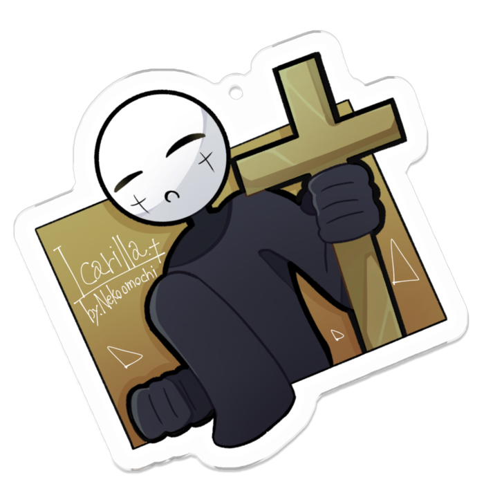 アクリルキーホルダー - 70 x 70 (mm)