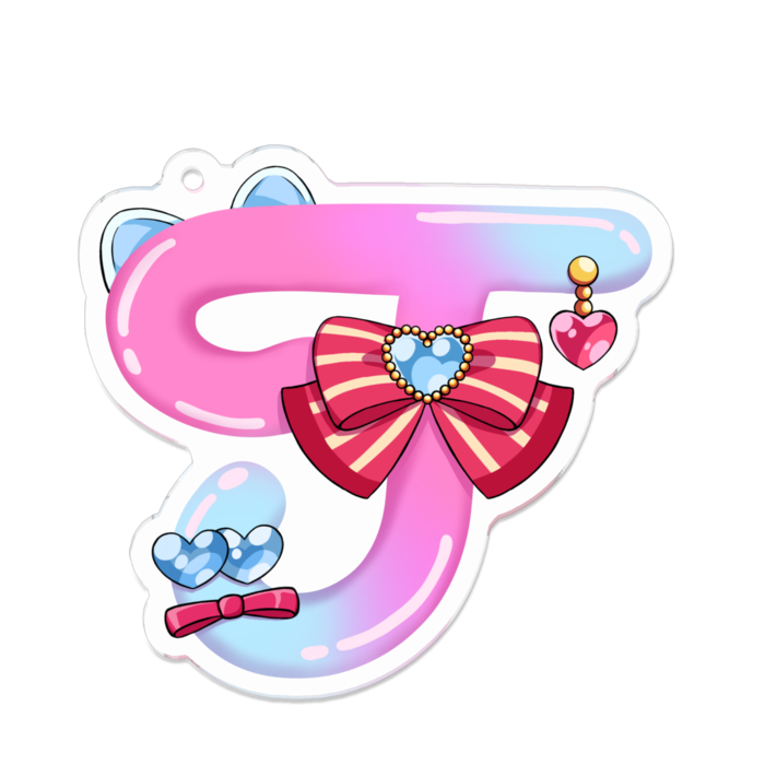 アクリルキーホルダー - 70 x 70 (mm)