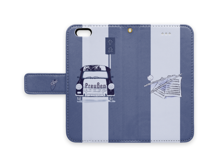 手帳型iPhoneケース - iPhone 6 / 6s - ストラップ穴 あり