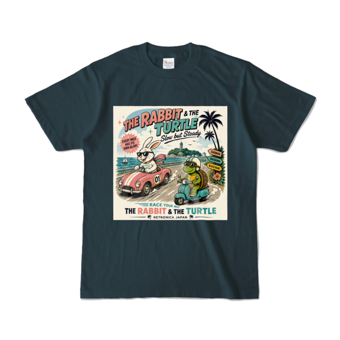 カラーTシャツ - S - デニム (濃色)
