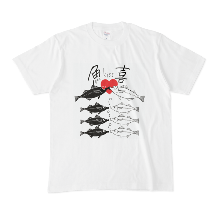 キスTシャツ - M - 白