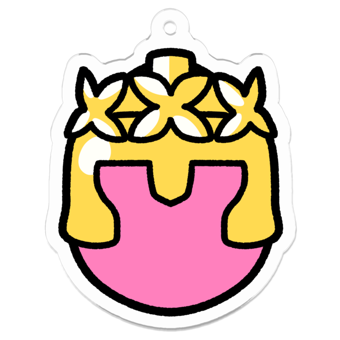 アクリルキーホルダー - 50 x 50 (mm)